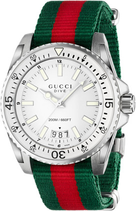 DIVE QUARTZ XL QUARTZ 45MM STEEL SILVER TEXTILE