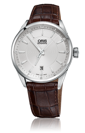 ARTIX DATE AUTOMATIC 39MM STEEL SILVER ALLIGATOR