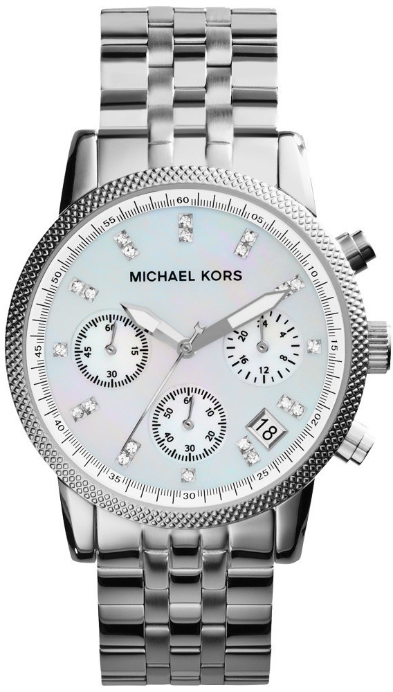 RITZ CHRONOGRAPH QUARTZ 36,5MM STEEL MOTHER OF PEARL STEEL