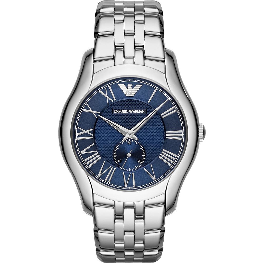 VALENTE QUARTZ 43MM STEEL BLUE STEEL