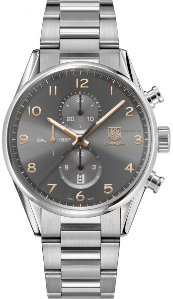 CARRERA CALIBRE 1887 CHRONOGRAPH AUTOMATIC 43MM STEEL GREY STEEL