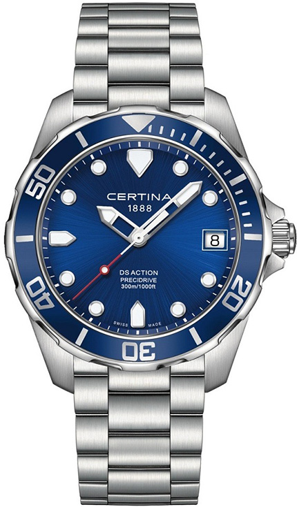 DS ACTION QUARTZ 41MM STEEL BLUE STEEL