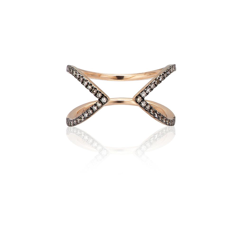 GOLD & ROSES SHEWEL RING 0.0 18K ROSE GOLD 18