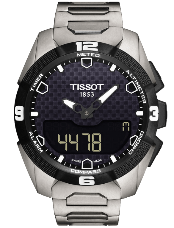 T-TOUCH EXPERT SOLAR QUARTZ 45MM TITANIUM BLACK TITANIUM