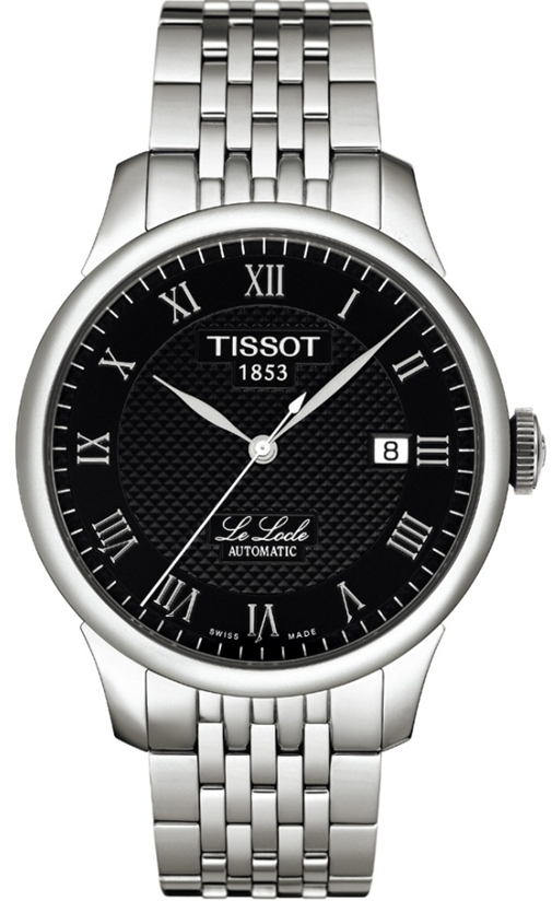 T-CLASSIC LE LOCLE AUTOMATIC 39,3MM STEEL BLACK STEEL