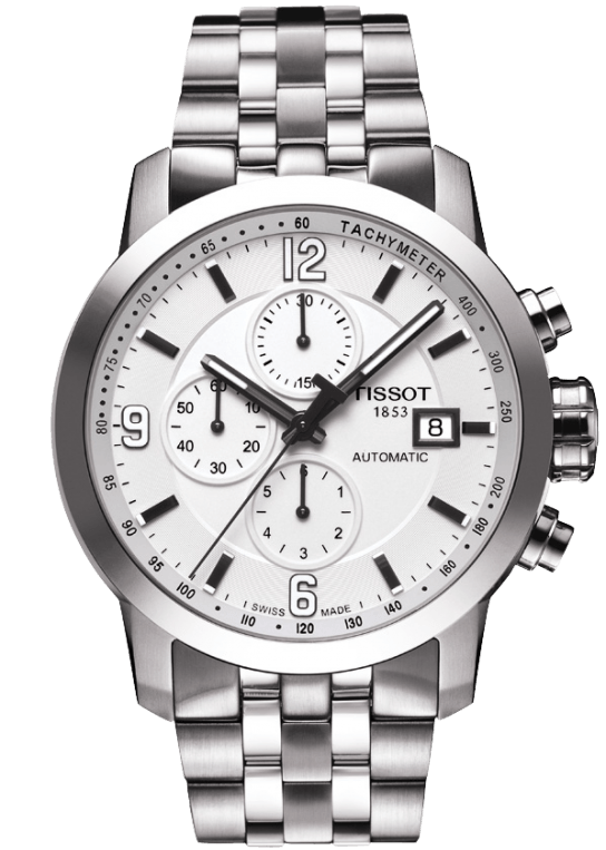 T-SPORT PRC 200 AUTOMATIC 44MM STEEL WHITE STEEL