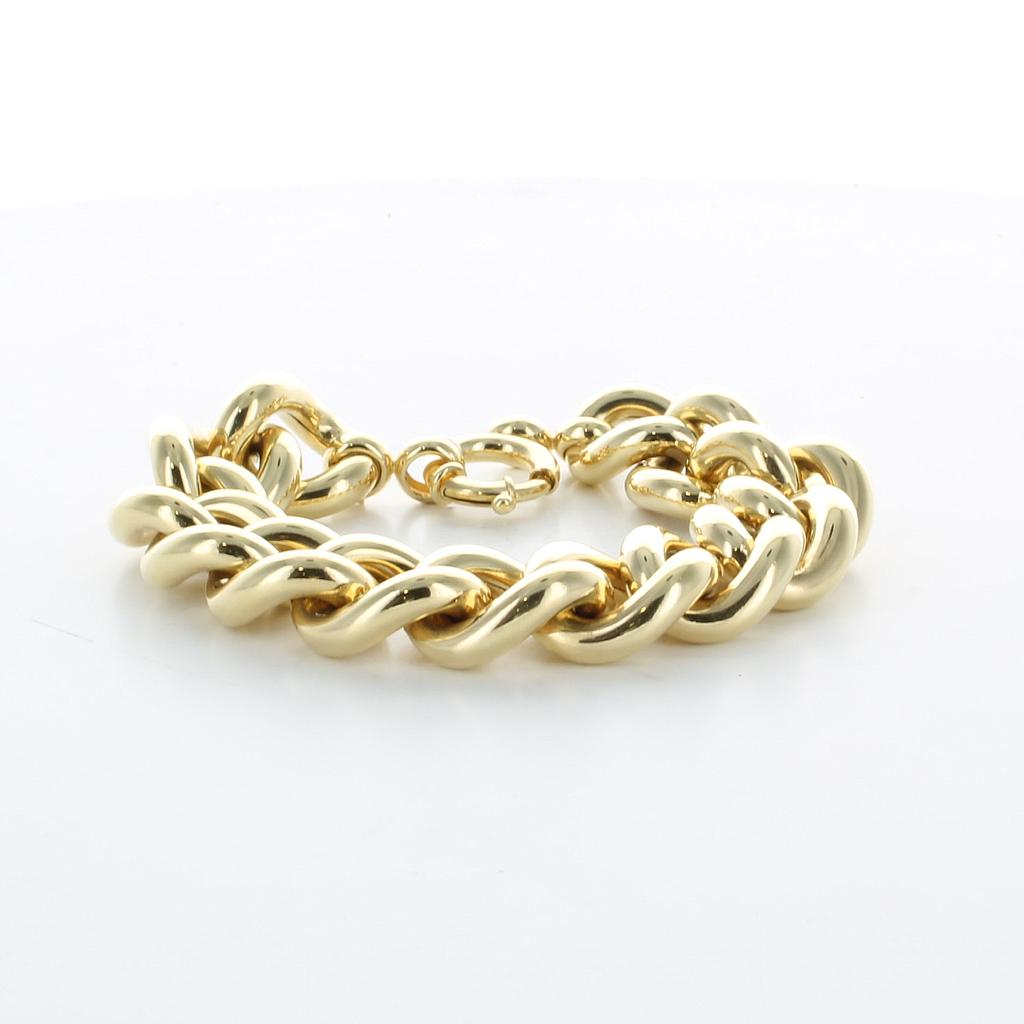 GENEVE BRACELET LINK 30.8 18K YELLOW GOLD 20CM