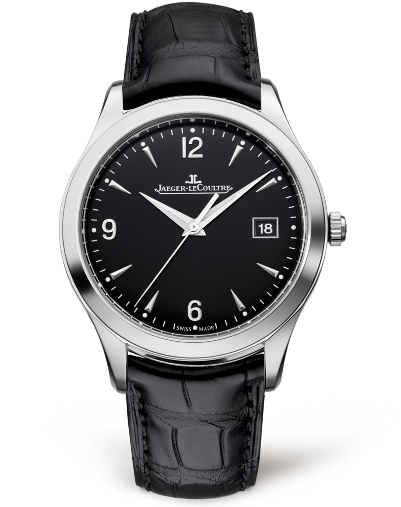 MASTER CONTROL DATE AUTOMATIC 39MM STEEL BLACK ALLIGATOR