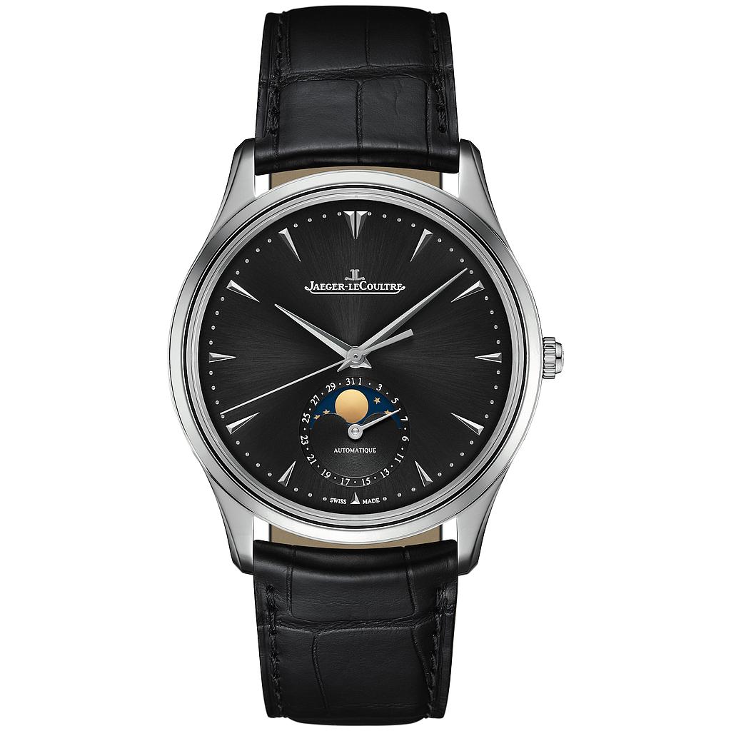 MASTER ULTRA THIN MOON AUTOMATIC 39MM STEEL BLACK ALLIGATOR