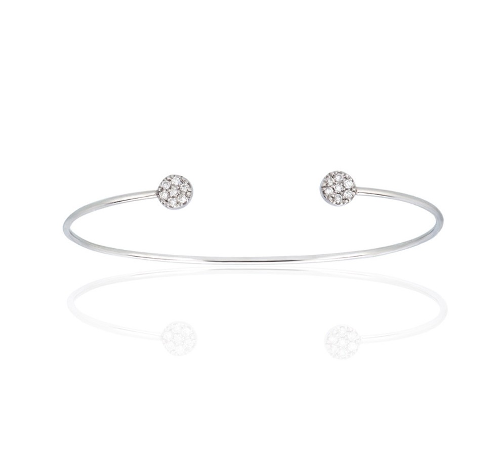 GOLD & ROSES B.T.S. BRACELET 2.75 18K WHITE GOLD