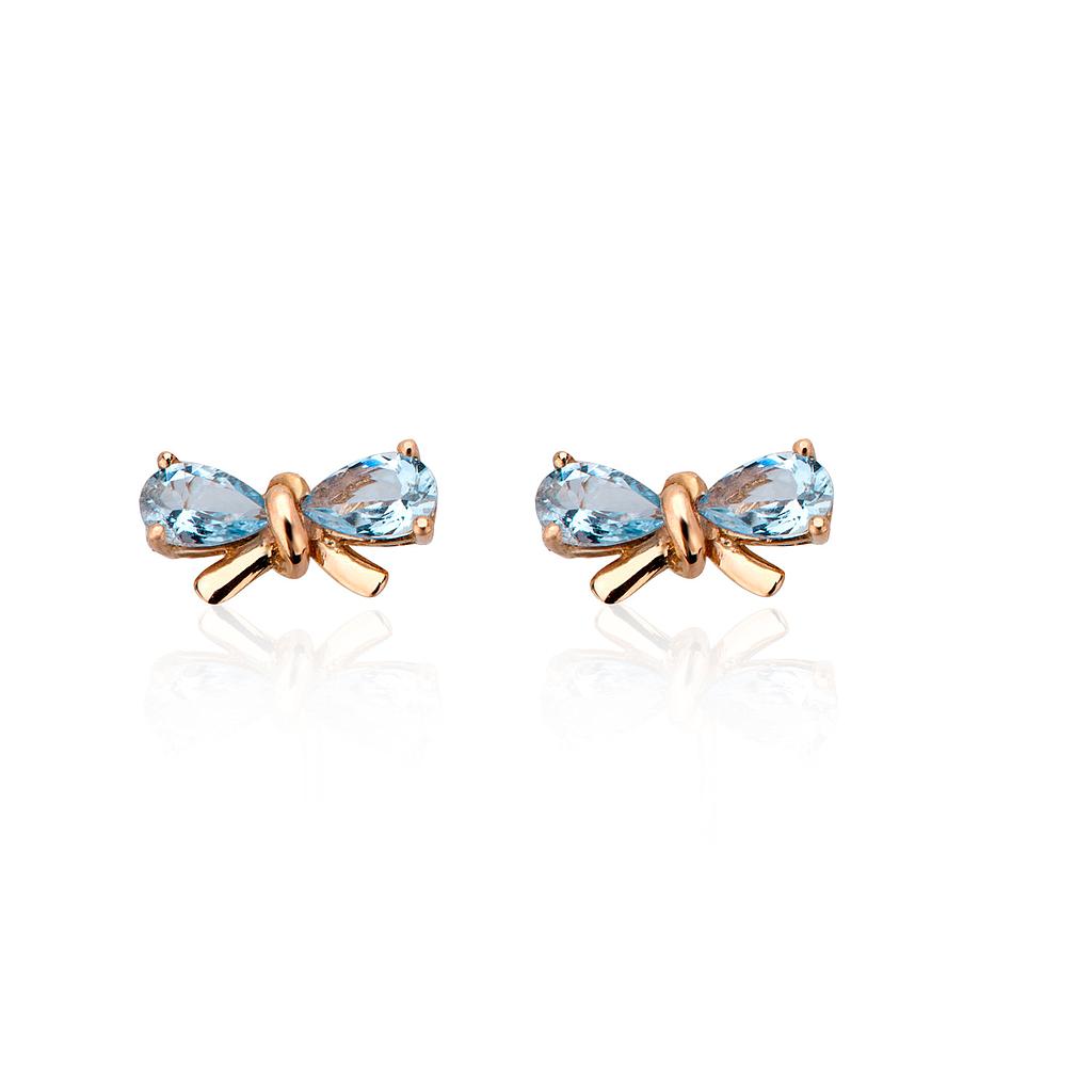 GOLD & ROSES PINK LADY EARRINGS 1.64 18K ROSE GOLD