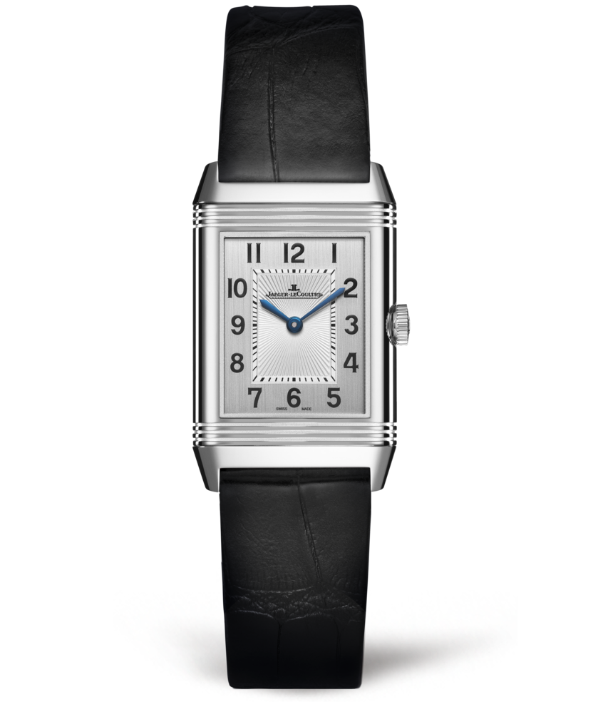 REVERSO CLASSIC SMALL QUARTZ 34,2MM STEEL SILVER ALLIGATOR