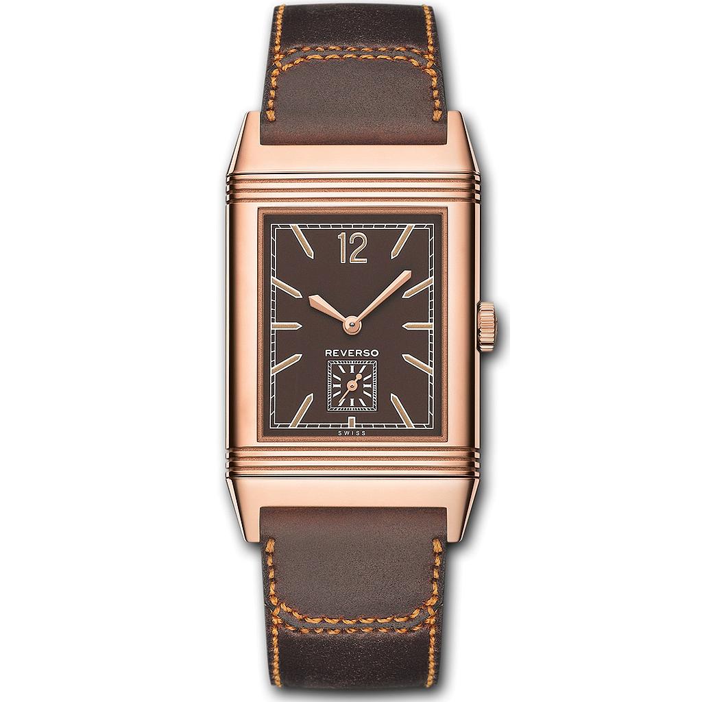 REVERSO REVERSO ULTRA THIN MANUAL WOUND 27,4MM ROSE GOLD BROWN LEATHER