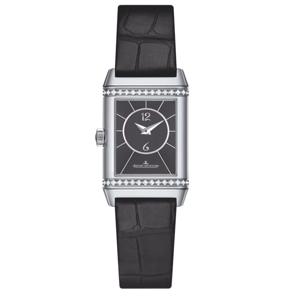 REVERSO DUETTO CLASSIQUE MANUAL WOUND STEEL SILVER ALLIGATOR