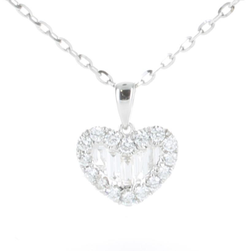 GENEVE NECKLACE PENDANT 1.31 18K WHITE GOLD