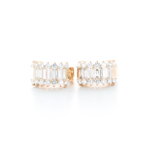 GENEVE EARRINGS HOOP 7.95 18K YELLOW GOLD