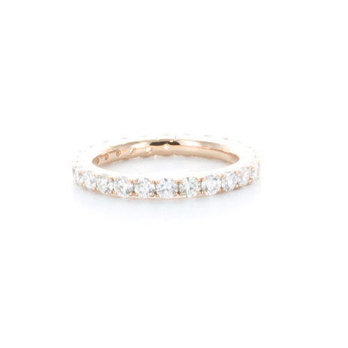 GENEVE RING ETERNITY 3.28 18K YELLOW GOLD 55