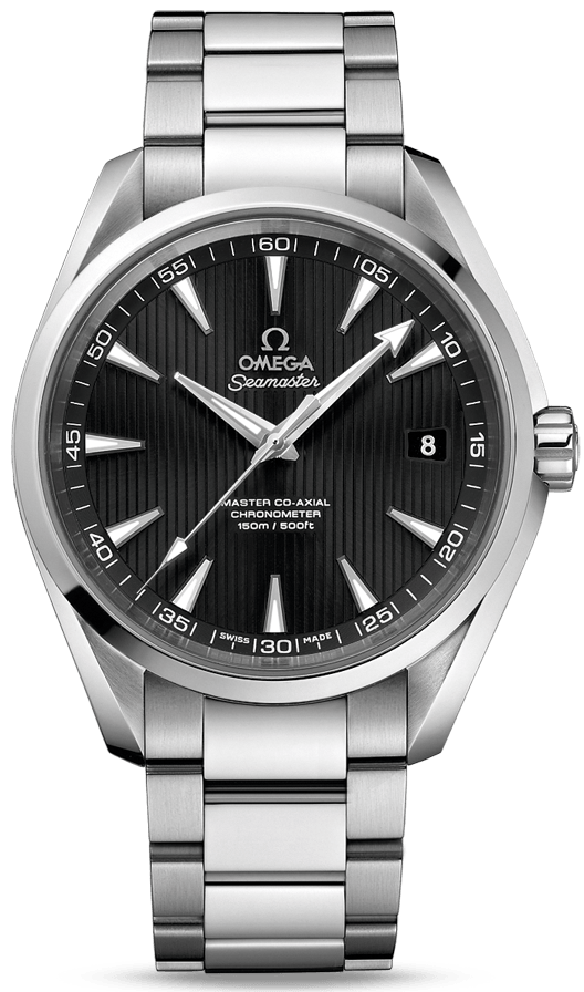 SEAMASTER AQUA TERRA 150M CO AXIAL AUTOMATIC 41,5MM STEEL BLACK STEEL