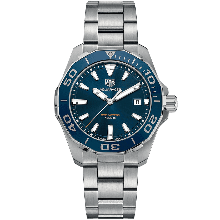AQUARACER 300M QUARTZ QUARTZ 41MM STEEL BLUE STEEL