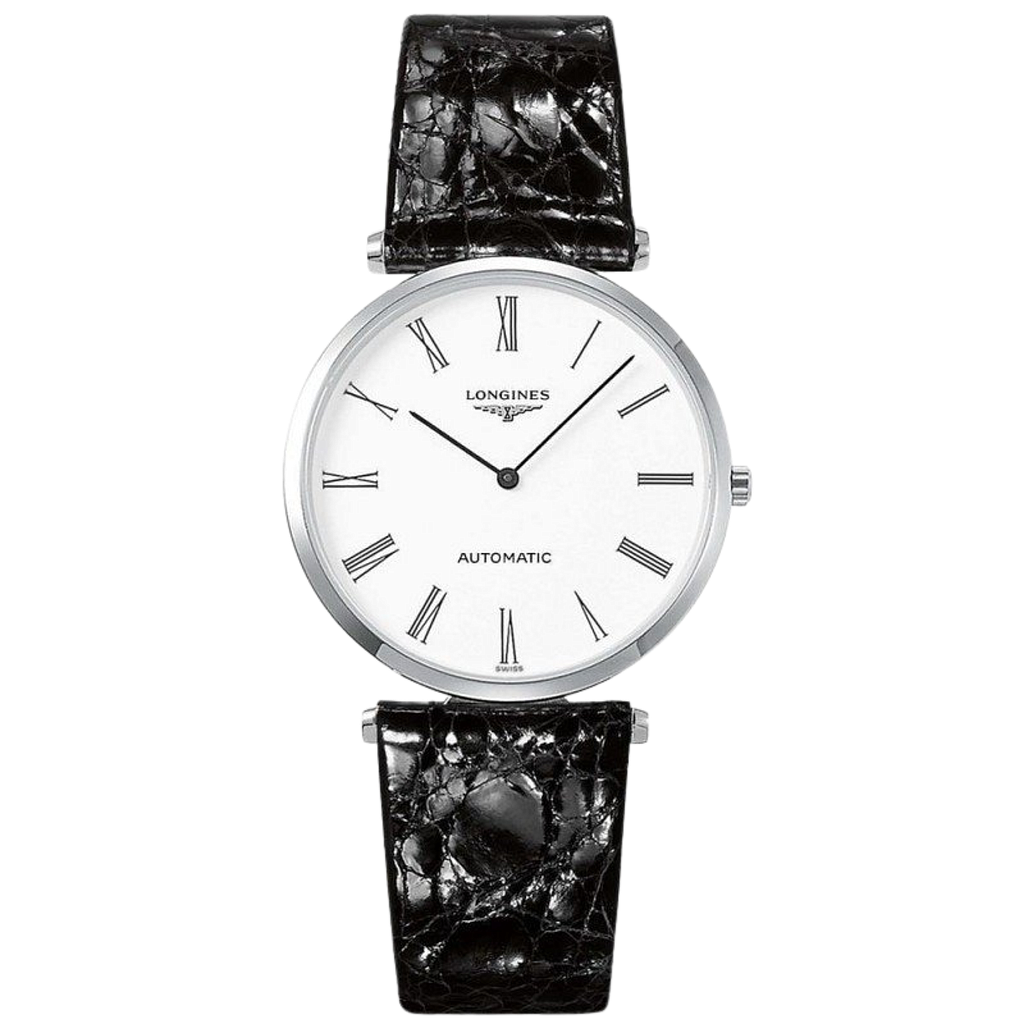 LA GRANDE CLASSIQUE AUTOMATIC 36MM STEEL WHITE LEATHER