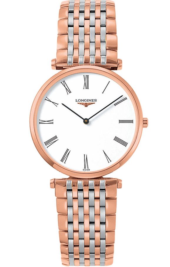 LA GRANDE CLASSIQUE QUARTZ 33MM STEEL WHITE STEEL & PVD