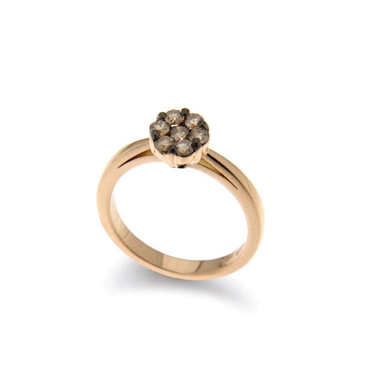 GENEVE CLASSIC RING 2.85 18K ROSE GOLD 15