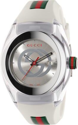 SYNC LG QUARTZ 36MM STEEL WHITE RUBBER