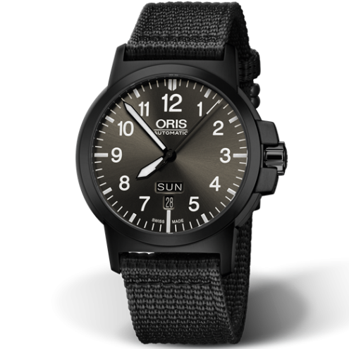 BC3 ADVANCED DAY DATE AUTOMATIC 42MM STEEL & PVD BLACK TEXTILE